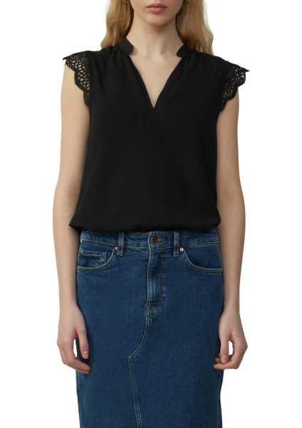 Блузка-топ с кружевными рукавами S.Oliver QS